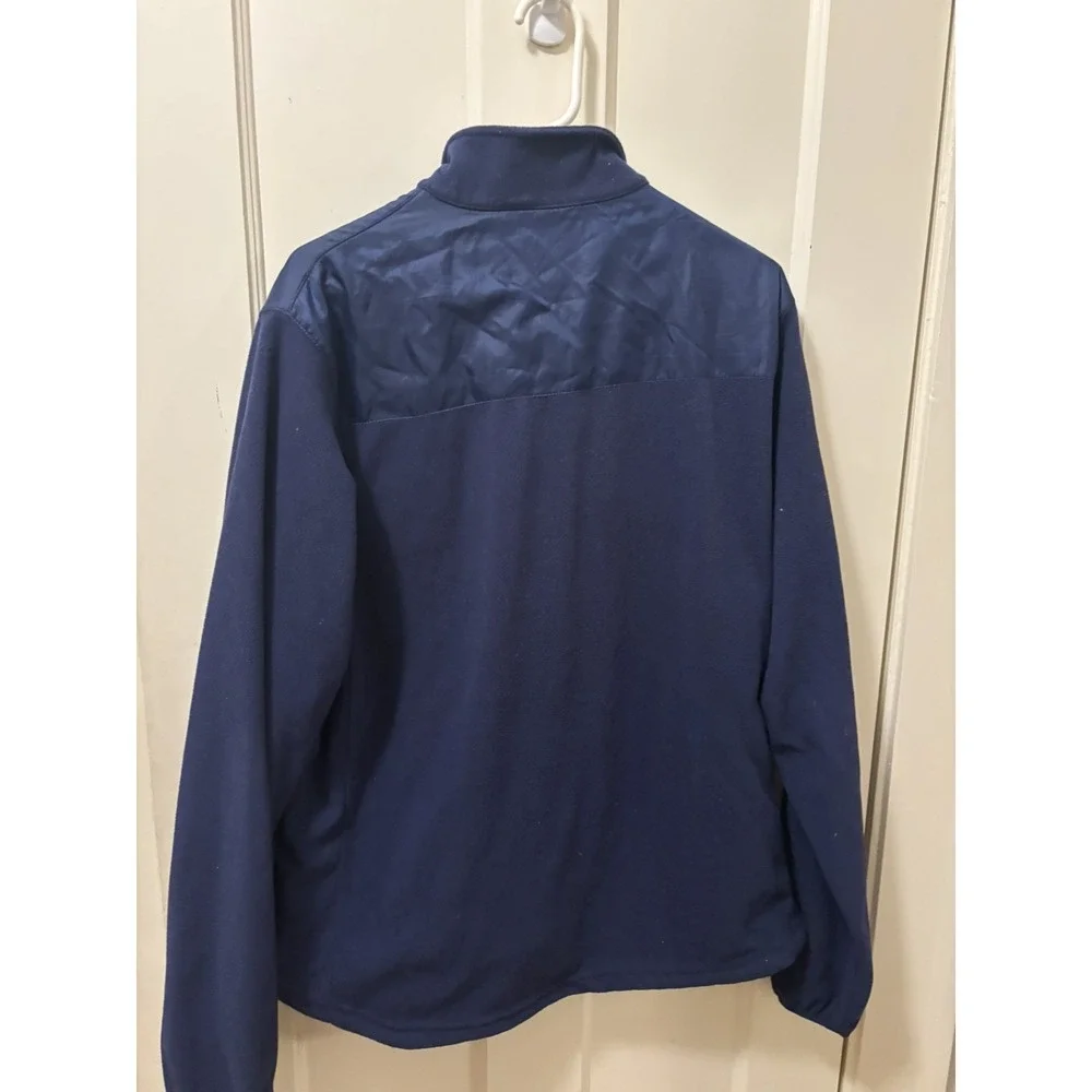 Nike Therma-FIT Illinois Fighting Illini Full Zip Fleece Jacket Navy Mens‎ Large